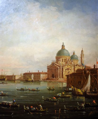 Venice, Panorama of the Grand Canal.